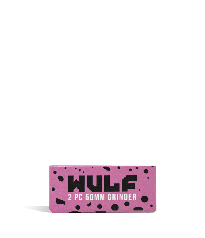 Pink Black Wulf Mods 2pc 50mm Spatter Grinder box on white background