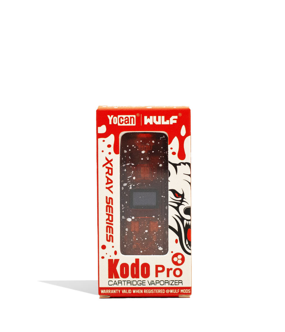 Crimson packaging Wulf Mods X-Ray Series Kodo Pro 510 Voltage Battery on white background