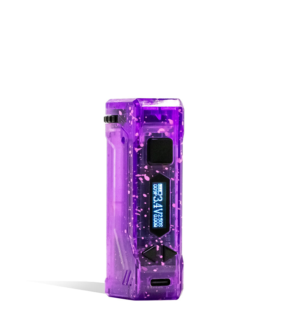 Amethyst Wulf Mods X-Ray Series Uni Pro Cartridge Vaporizer Front View on White Background