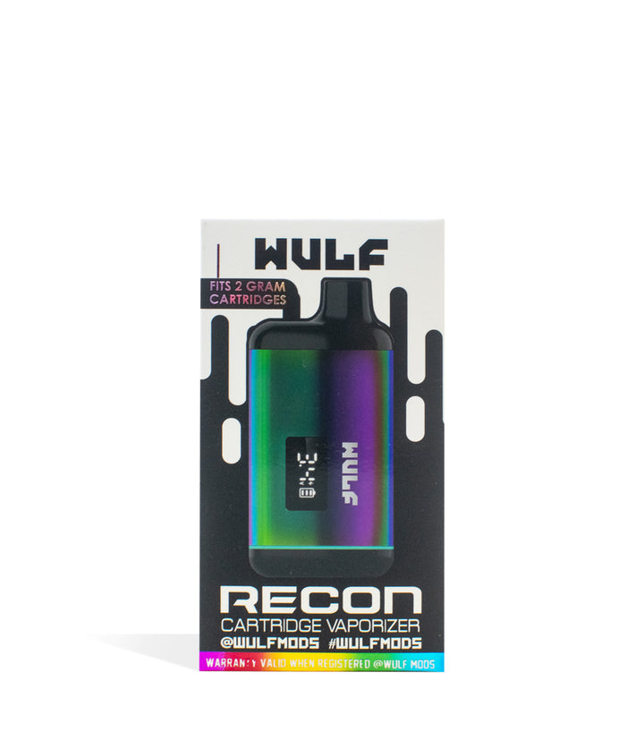 Full Color Packaging Wulf Mods Recon Cartridge Vaporizer on white background